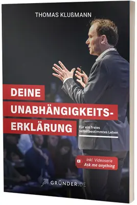 Cover des neuen Buches "Deine Unabhängigkeitserklärung"