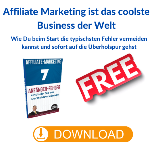 7 Fehler im Affiliate Marketing gratis Ebook